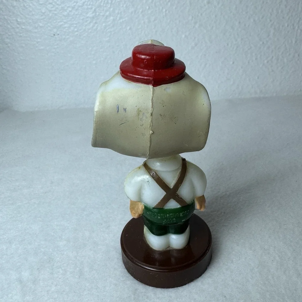 Vintage Plastic Bobble Head Nodder Elephant in Overalls -‎ Political